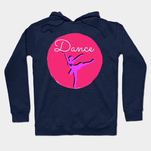 Ballerina Dancer in the spotlight Hoodie by FamilyCurios